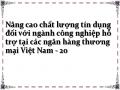 Nâng cao chất lượng tín dụng đối với ngành công nghiệp hỗ trợ tại các ngân hàng thương mại Việt Nam - 20