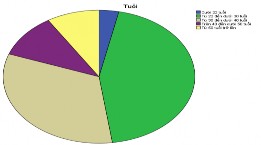 Nguồn SPSS20 Qua bảng 3 21 và đồ thị 3 4 cho thấy độ tuổi từ 22 đến 30 và 4