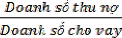 x 100 Chỉ tiêu này phản ánh hiệu quả thu nợ của Ngân hàng hay khả năng trả 1