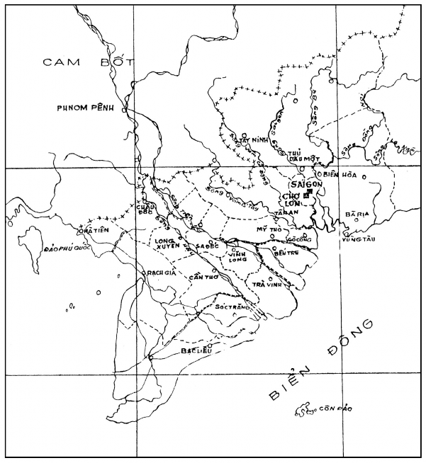 BẢN ĐỒ HÀNH CHÁNH BÌNH DƯƠNG NĂM 1963 4