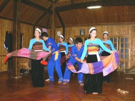 Ảnh 3 Tầng trên của nhà sàn được người Thái sử dụng làm nơi nghỉ ngơi 3