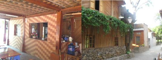 Ảnh 4 Nhà sàn được cải tạo trang trí bằng vật liệu hiện đại ở bản 4