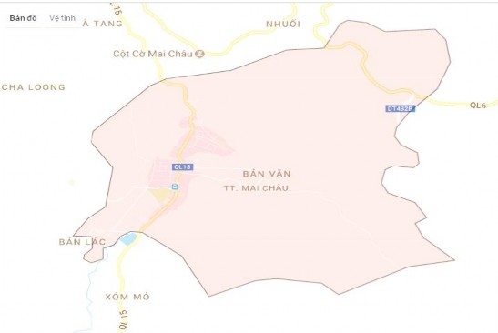 Bản đồ thị trấn Mai Châu Nguồn Internet PHỤ LỤC 3 MẪU PHIẾU ĐIỀU TRA XÃ 1