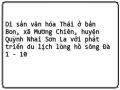 Định Hướng Bảo Tồn Và Phát Huy Di Sản Văn Hóa Người Thái Ở Huyện Quỳnh Nhai Gắn Với Phát Triển Du Lịch