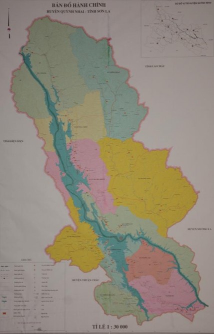 1 1 Bản đồ hành chính huyện Quỳnh Nhai Nguồn UBND huyện Quỳnh Nhai 2015 1 2 1