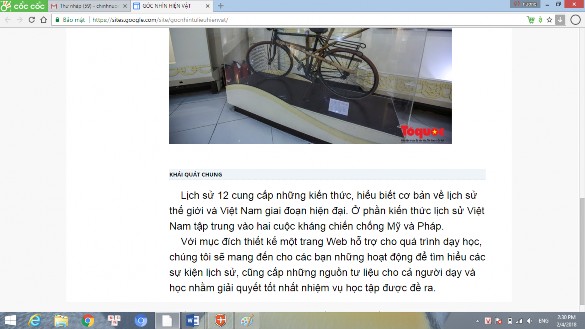 Hình 2 20 Hình ảnh trang chủ web góc nhìn hiện vật nguồn Chinh Nương Hình 4