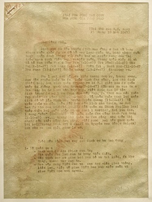 Hình 2 2 Bản chỉ thị Phải phá tan cuộc tấn công mùa đông của giặc 2