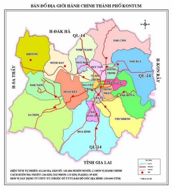 Nguồn UBND thành phố Kon Tum Bản đồ du lịch tỉnh Kon Tum Nguồn Sở VH TT DL 1