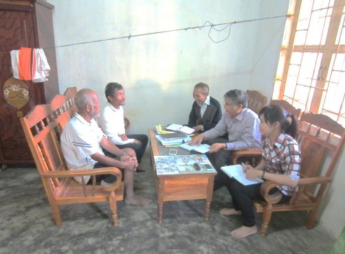 Ảnh 1 Phỏng vấn hộ gia đình tham gia hoạt động phục vụ du lịch Nguồn 3