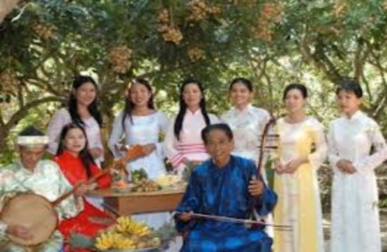 Đàn ca tài tử tại nhà vườn huyện Long Hồ Vĩnh Long 11