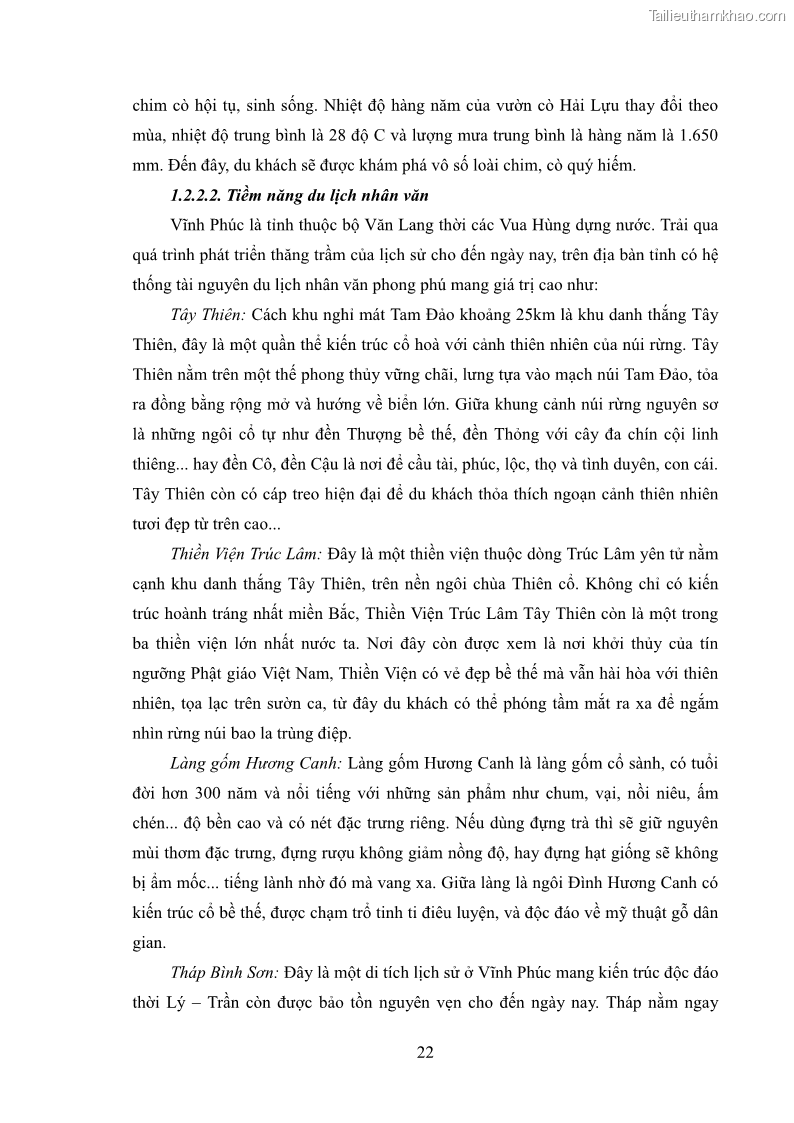 Luận văn thạc sĩ báo chí học Vấn đề phát triển du lịch Vĩnh Phúc trên báo điện tử trung ương và địa phương - 3 Trang 26