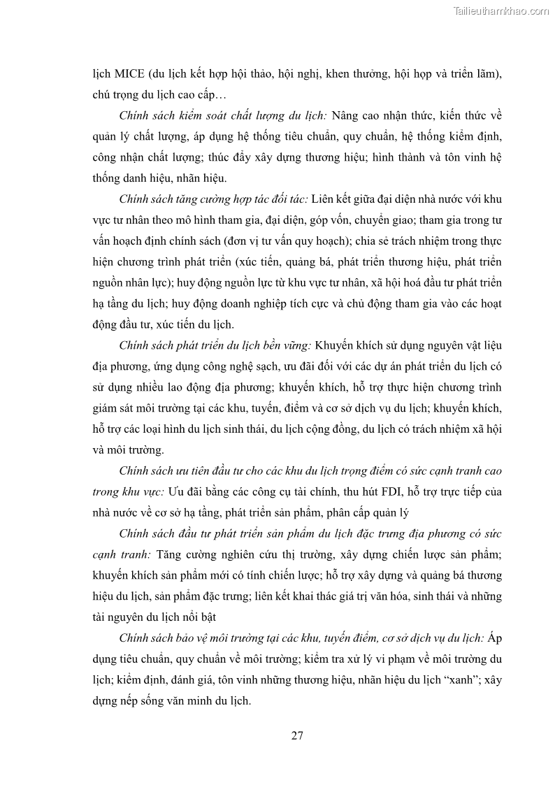 Luận văn thạc sĩ báo chí học Vấn đề phát triển du lịch Vĩnh Phúc trên báo điện tử trung ương và địa phương - 3 Trang 31