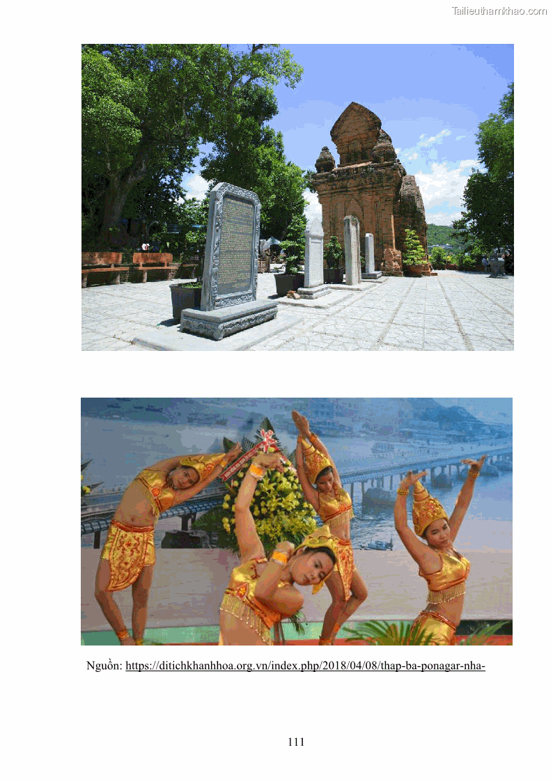 Luận văn thạc sĩ du lịch Nghiên cứu phát triển du lịch văn hóa Chăm ở Khánh Hòa - 11 Trang 121