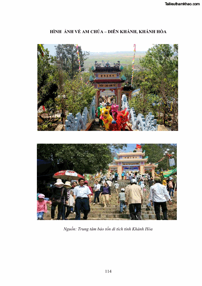 Luận văn thạc sĩ du lịch Nghiên cứu phát triển du lịch văn hóa Chăm ở Khánh Hòa - 11 Trang 124