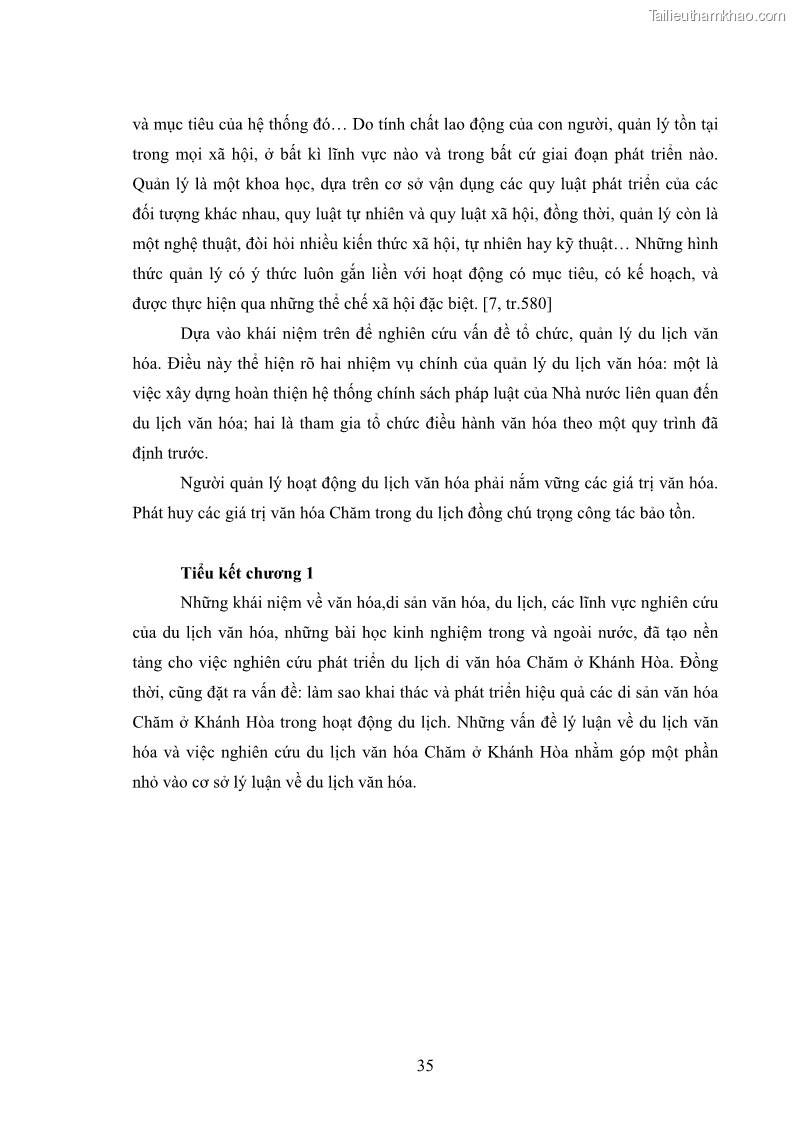 Luận văn thạc sĩ du lịch Nghiên cứu phát triển du lịch văn hóa Chăm ở Khánh Hòa - 4 Trang 45