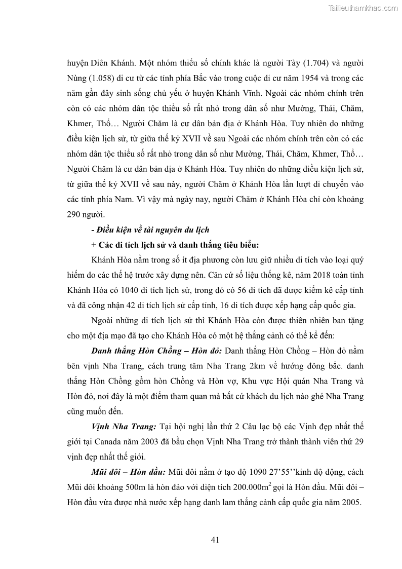Luận văn thạc sĩ du lịch Nghiên cứu phát triển du lịch văn hóa Chăm ở Khánh Hòa - 5 Trang 51