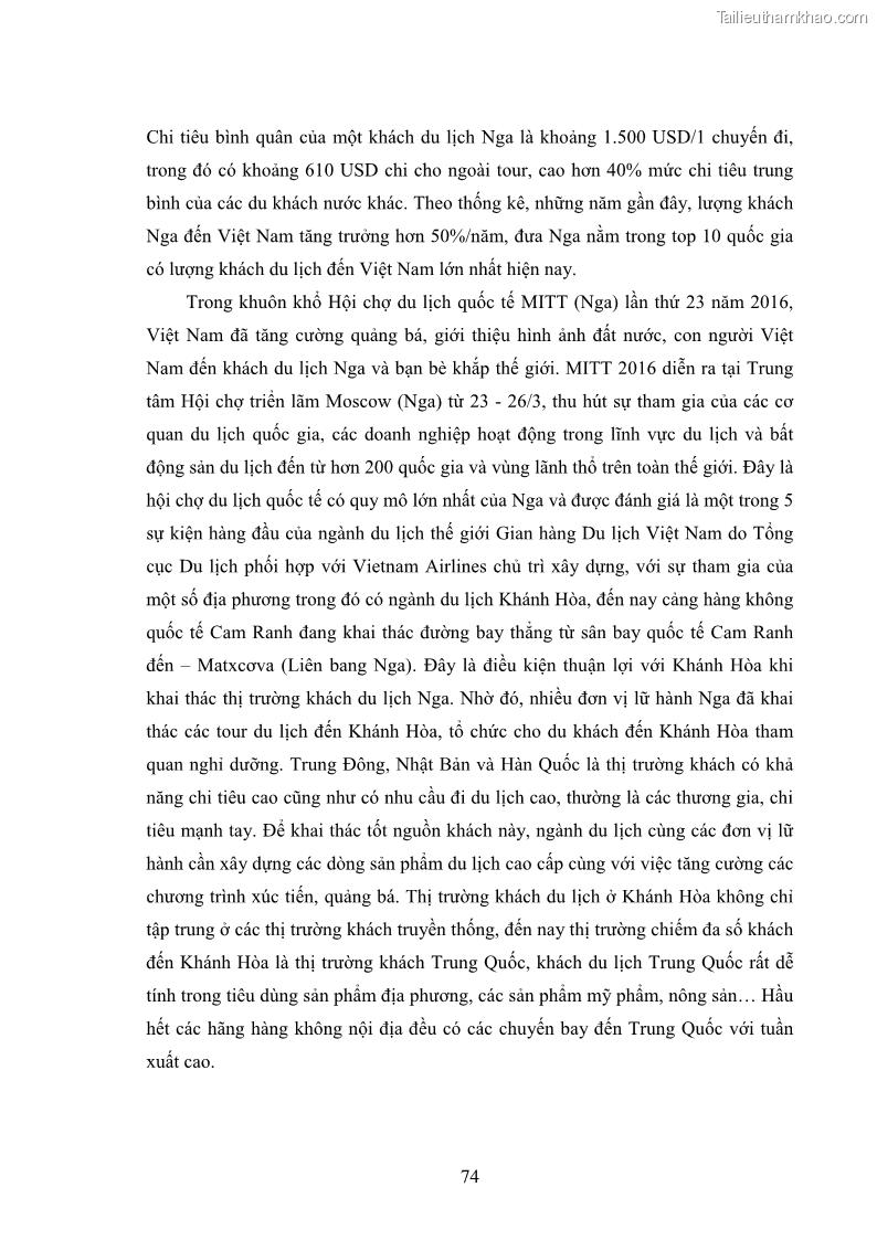 Luận văn thạc sĩ du lịch Nghiên cứu phát triển du lịch văn hóa Chăm ở Khánh Hòa - 7 Trang 84