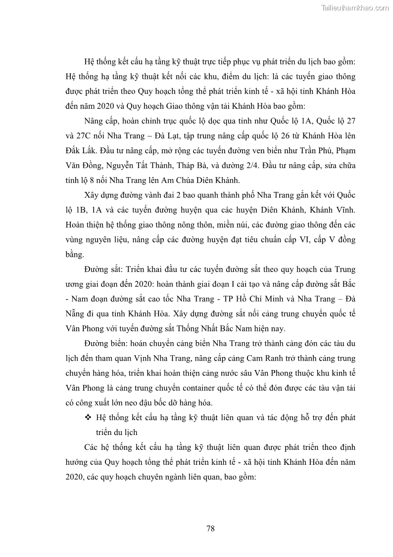 Luận văn thạc sĩ du lịch Nghiên cứu phát triển du lịch văn hóa Chăm ở Khánh Hòa - 8 Trang 88