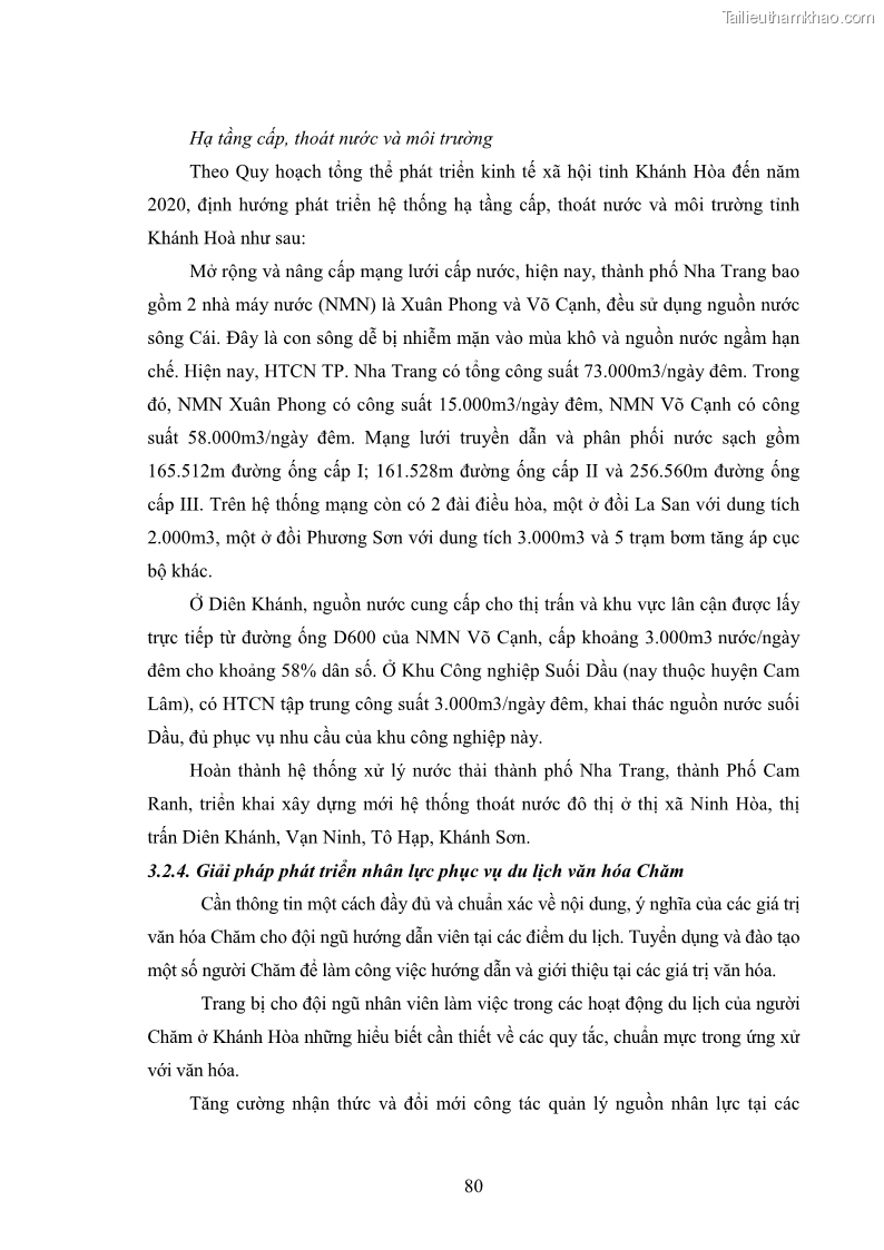 Luận văn thạc sĩ du lịch Nghiên cứu phát triển du lịch văn hóa Chăm ở Khánh Hòa - 8 Trang 90