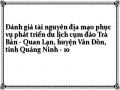 Đánh giá tài nguyên địa mạo phục vụ phát triển du lịch cụm đảo Trà Bản - Quan Lạn, huyện Vân Đồn, tỉnh Quảng Ninh - 10