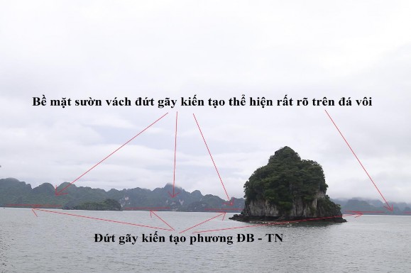 Ảnh 3 1 Sườn vách đứt gãy kiến tạo kéo dài như bước trường thành theo 1