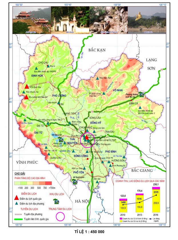 Hình 2 5 Bản đồ tổ chức lãnh thổ du lịch tỉnh Thái Nguyên Người thành 1