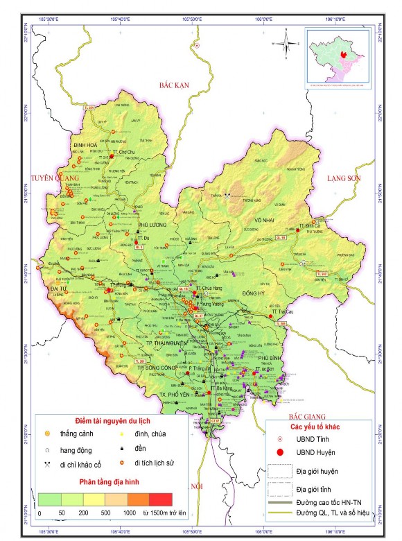 Hình 2 2 Tài nguyên du lịch tỉnh Thái Nguyên Nguồn 13 2 1 2 2 Tài nguyên du 1