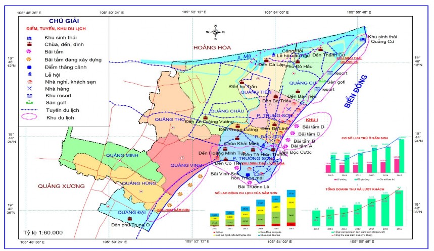 Nguồn UBND thành phố Sầm Sơn 2017 Người xây dựng Tác giả Hình 2 9 Bản đồ 1
