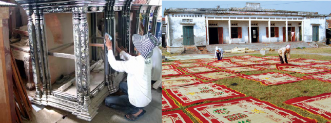 NGHỀ LÀM TỦ THỜ Ở GÒ CÔNG NGHỀ DỆT CHIẾU LONG ĐỊNH CÙ LAO THỚI SƠN TRẠI 8