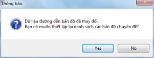 Hình 3 5 Thay đổi dữ liệu sau khi thiết lập xong bản đồ hành chính 3 2 2 4