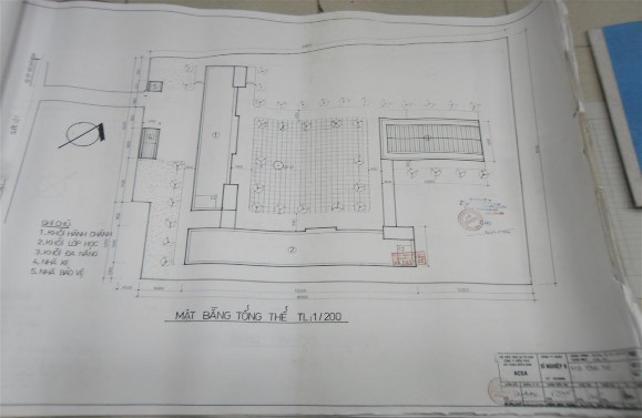 Hình 7 B ản vẽ tổng thể mặt bàng trường tiểu học Xuân Hưng huyện Xuân 7