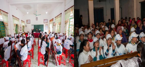 Hình 18 Cuộc thi vẽ tranh về MTDL tại trường tiểu học thị trấn Cát Bà và 2