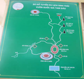 Hình 4 3 Sơ đồ tuyến và bảng thông tin các tuyến DLST Hà 2016 1 Tuyến Trạm 1