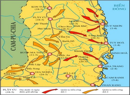 Lược đồ chiến dịch Tây Nguyên Phụ lục 2 21 3 26 – 3 Giải phóng Huế 1