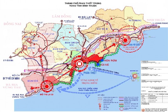 Hình B 2 Vị trí các dự án du lịch năm 2006 và năm 2010 Hình B 3 Hạ tầng giao 2