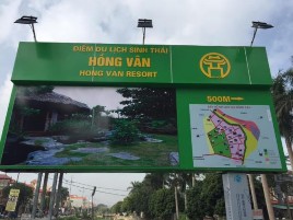 Ảnh 1 Sơ đồ du lịch xã Hồng Vân Ảnh 2 Biển chỉ dẫn vào điểm DL Ảnh 3 2