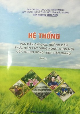 Hệ thống văn bản chỉ đạo xây dựng NTM của UBND tỉnh Bắc Giang Phụ lục 26 9