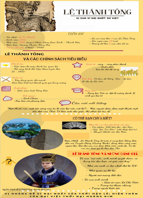 Hình 2 5 Infographic về Lê Thánh Tông Các infographic trên được thiết kế 3