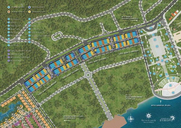 Tổng thể mặt bằng của dự án Sun Plaza Grand World Hạ Long Thông tin dự án 4