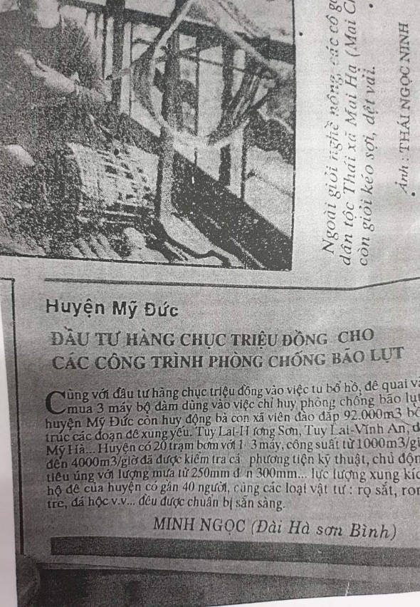 Báo Hà Sơn Bình ngày 19 – 1 – 1991 Báo Hà Sơn Bình ngày 22 –1 – 1990 Báo Hà 2