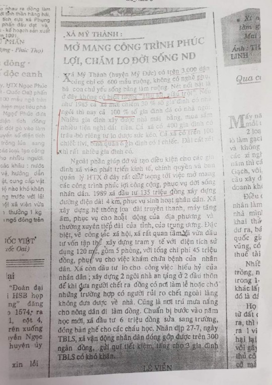 Báo Hà Sơn Bình ngày 22 –1 – 1990 Báo Hà Sơn Bình ngày 22 6 – 1991 Báo Hà Tây 3