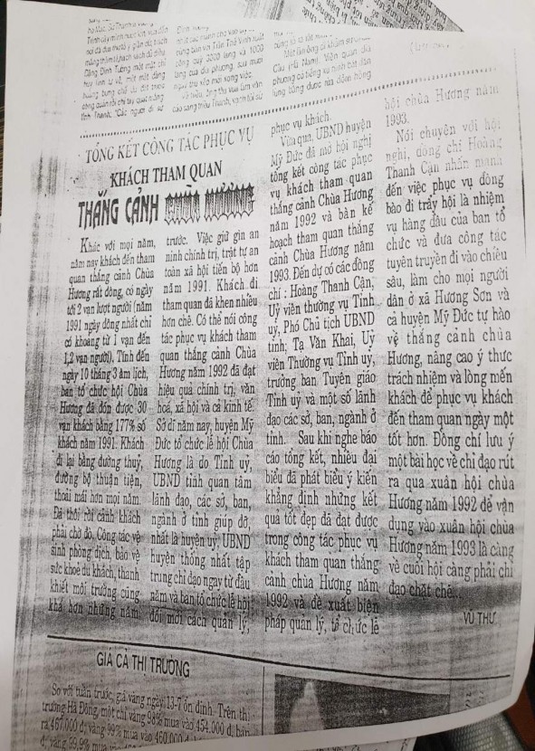 Báo Hà tây ngày 2 5 1992 Báo Hà Tây ngày 18 – 6 – 1992 Báo Hà Tây ngày 25 – 7 6