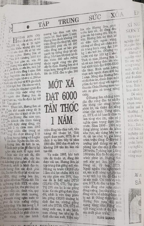 Báo Hà Tây ngày 25 – 7 – 1993 8