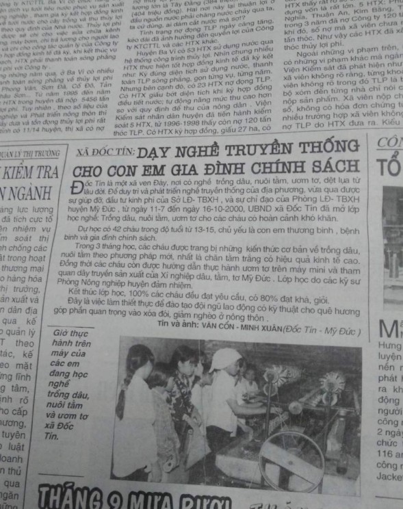 Báo Hà Tây ngày 20 – 1 – 2001 Báo Hà Tây ngày 2 3 2001 Báo Hà Tây ngày 14 – 4