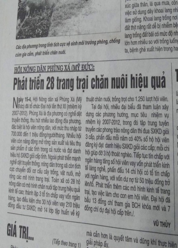 Báo Hà Tây ngày 16 – 4 – 2007 Báo Hà Tây ngày 23 – 7 2007 3