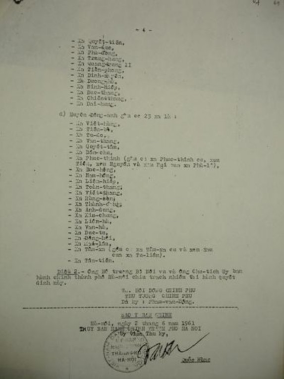 Phụ lục 11 Đại biểu Hội đồng nhân dân thành phố Hà Nội khoá I 1957 1961 1 6