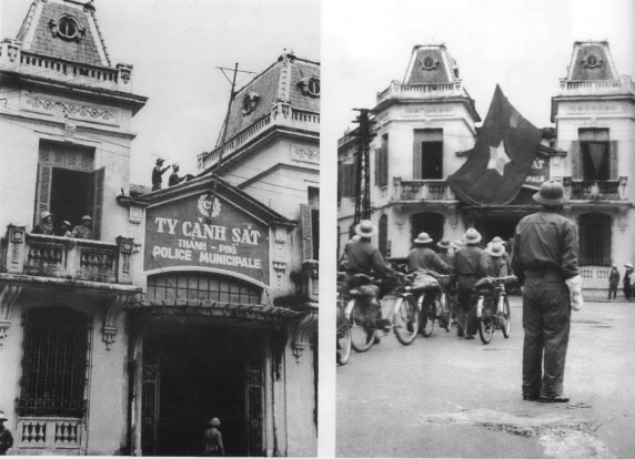 Các lực lượng giữ trật tự đã vào Ty An Ninh để sẵn sàng cho các đoàn quân 6
