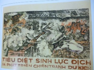 Tranh cổ động Ty thông tin tỉnh Lạng Sơn phát hành cổ động nhân dân đi tiếp 3