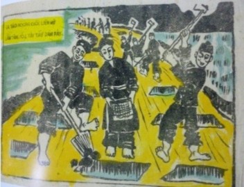 Hình 1 1 Tranh cổ động cổ vũ nhân dân đi phá đường số 4 ngăn bước tiến 1