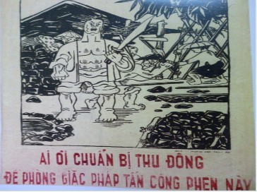 Hình 1 3 Tranh cổ động kêu gọi nhân dân chuẩn bị chiến dịch thu – đông 1